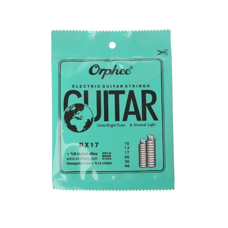 Orphee RX15/17/19 Practiced Nickel Plated Steel Guitar Strings For Electric Guitar
Orphee RX15/17/19 Practiced Nickel Plated Steel Guitar Strings For Electric Guitar