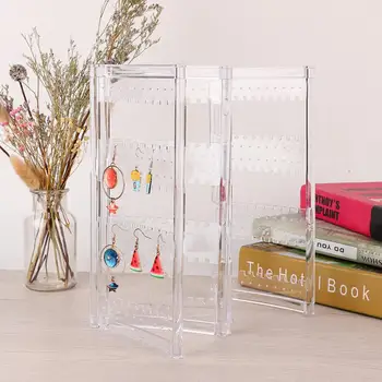 Clear Transparent Folding Bracelet Necklace Earring Ring Jewelry Display Stand Storage Rack Box Holder Jewellery Organizer i
Clear Transparent Folding Bracelet Necklace Earring Ring Jewelry Display Stand Storage Rack Box Holder Jewellery Organizer i