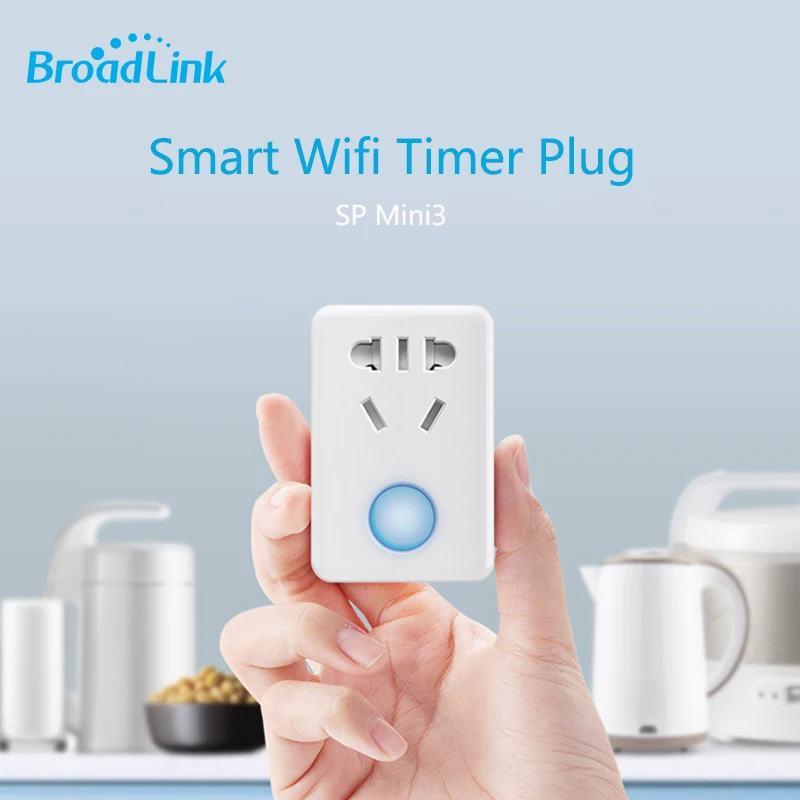 Broadlink SP Mini3 Smart Wireless Remote Control Socket Power Supply Plug Wifi Plug+Timer+Extender Home Appliance Automation
Broadlink SP Mini3 Smart Wireless Remote Control Socket Power Supply Plug Wifi Plug+Timer+Extender Home Appliance Automation