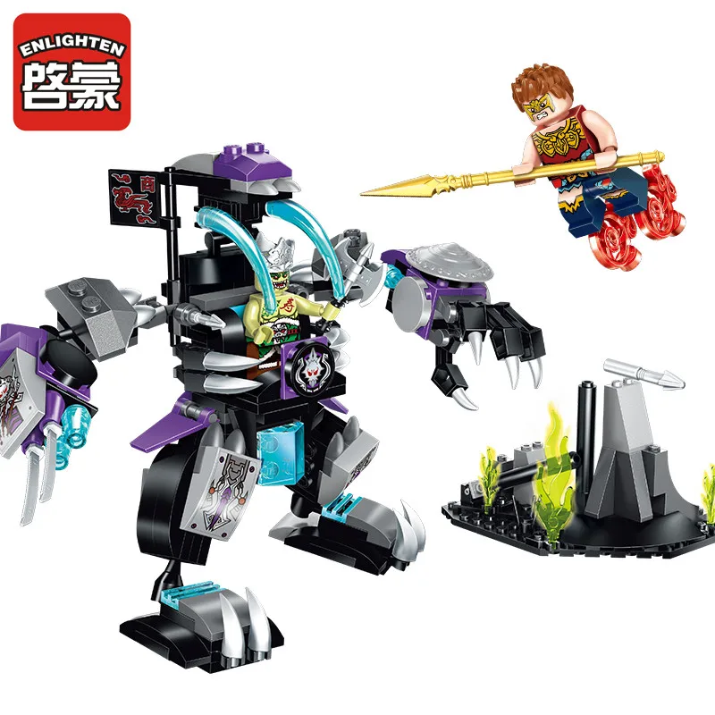 Enlighten Building Block Creation of the Gods DEMON ROBOT 2 Figures 235pcs Educational Bricks Toy Boy Gift
Enlighten Building Block Creation of the Gods DEMON ROBOT 2 Figures 235pcs Educational Bricks Toy Boy Gift