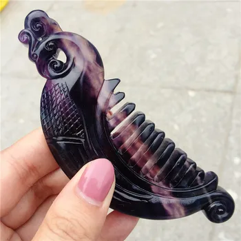 Beautiful Natural Rainbow Fluorite phoenix comb Hand Carved Polished Quartz Gemstones For Decorations
Beautiful Natural Rainbow Fluorite phoenix comb Hand Carved Polished Quartz Gemstones For Decorations