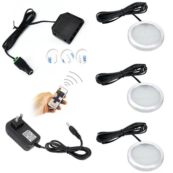 Wireless LED Under Cabinet Puck Lights 3 Cabinet Lights for Kitchen Book Shelf Counter Wardobe Lighting 3 Packs
Wireless LED Under Cabinet Puck Lights 3 Cabinet Lights for Kitchen Book Shelf Counter Wardobe Lighting 3 Packs