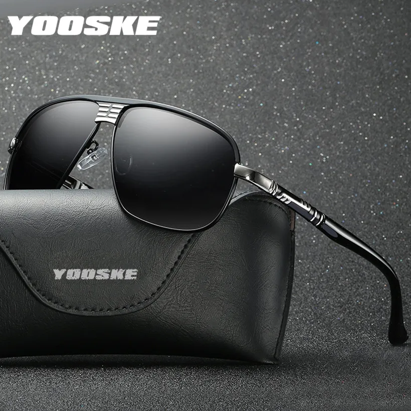 YOOSKE 2018 Sunglasses Men Polarized Sun Glasses Male Outdoor Fishing Driving Glasses Black Lens Eyeglasses UV400
YOOSKE 2018 Sunglasses Men Polarized Sun Glasses Male Outdoor Fishing Driving Glasses Black Lens Eyeglasses UV400