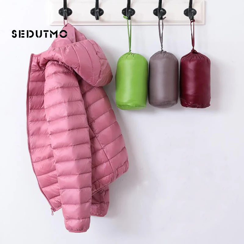 SEDUTMO Spring Plus Size 4XL Womens Down Jackets Ultra Light Winter Duck Down Coat Short Hoodie Puffer Jacket Parkas ED659
SEDUTMO Spring Plus Size 4XL Womens Down Jackets Ultra Light Winter Duck Down Coat Short Hoodie Puffer Jacket Parkas ED659