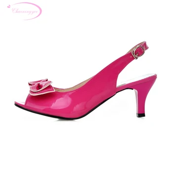 Chainingyee sweet summer cool paint sandals fashion belt buckle black white blue yellow red pink med heels women's shoes
Chainingyee sweet summer cool paint sandals fashion belt buckle black white blue yellow red pink med heels women's shoes