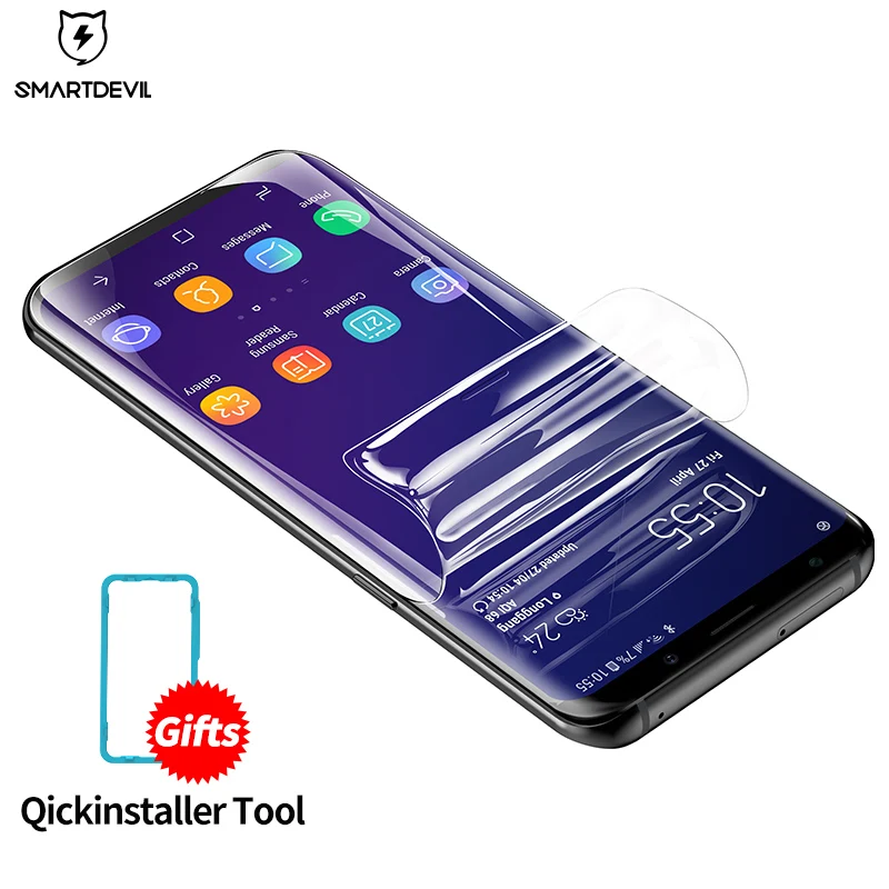 SmartDevil Screen Protector For Samsung galaxy S9 S8 3D Full Cover HD Clear Hydrogel film For Samsung S9 S8 Plus Galaxy S7 edge
SmartDevil Screen Protector For Samsung galaxy S9 S8 3D Full Cover HD Clear Hydrogel film For Samsung S9 S8 Plus Galaxy S7 edge