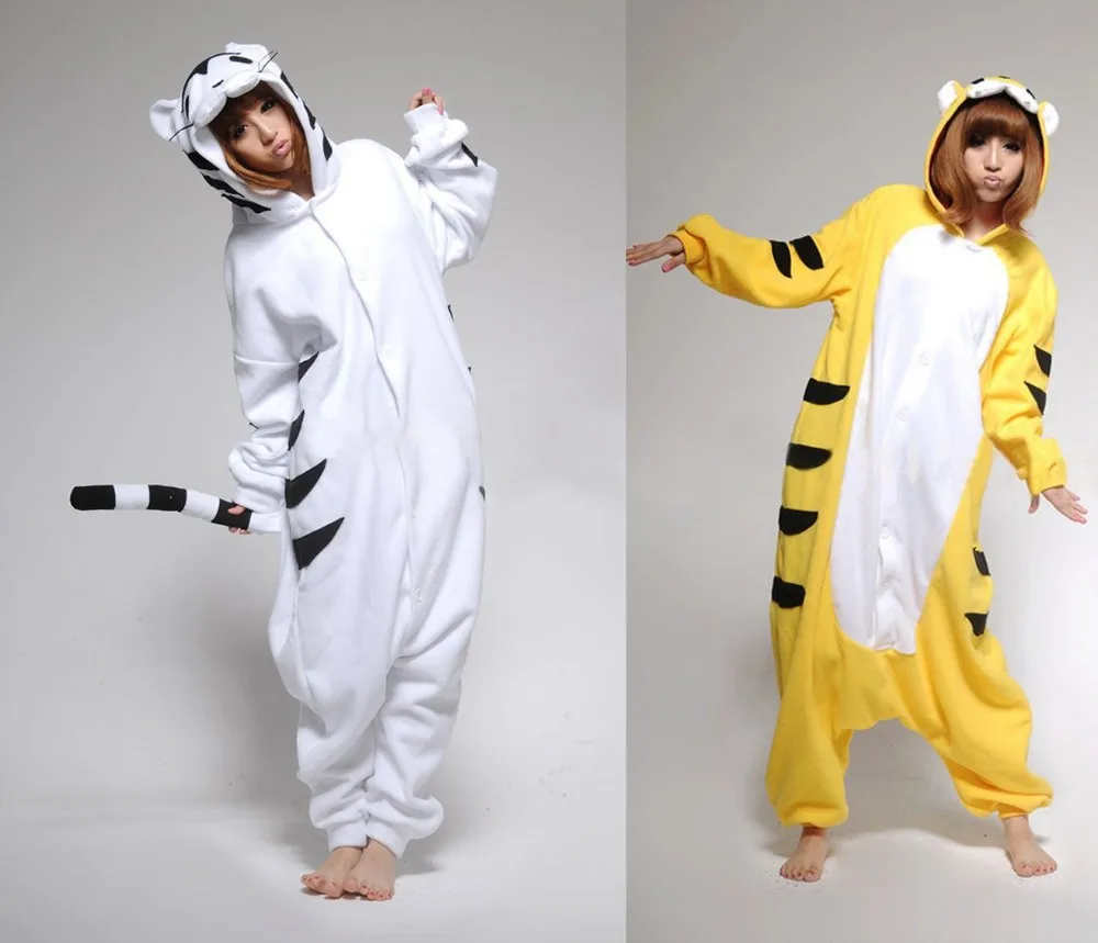 Polar Fleece Fashion Tiger Animal Cosplay Jumpsuit Pajamas Pyjamas Party Costume Casual Animal Onesies for Adult Sleepwear XL
Polar Fleece Fashion Tiger Animal Cosplay Jumpsuit Pajamas Pyjamas Party Costume Casual Animal Onesies for Adult Sleepwear XL