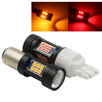 YSY 30pcs 1157 P21/5W BAY15D 7443 3030 LED 27SMD Motor Brake Light Reverse Lamp Car Turn Signal Bulb Red Amber DC12V
YSY 30pcs 1157 P21/5W BAY15D 7443 3030 LED 27SMD Motor Brake Light Reverse Lamp Car Turn Signal Bulb Red Amber DC12V