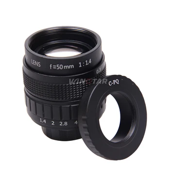 Fujian 50mm F1.4 CCTV TV lens + C-PQ Lens Mount Ring Adapter C-P/Q for Pentax Q / Q10 / Q7 / Q-S1 camera
Fujian 50mm F1.4 CCTV TV lens + C-PQ Lens Mount Ring Adapter C-P/Q for Pentax Q / Q10 / Q7 / Q-S1 camera