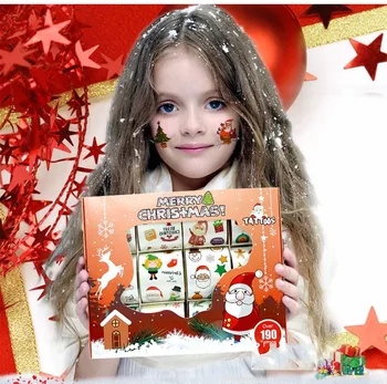 12pcs/box Kids Toy Cartoon Merry Christmas Tattoo Sticker Temporary Tattoos Snow Deer Tree Set tatuagem Gift for Child Kids Gift
12pcs/box Kids Toy Cartoon Merry Christmas Tattoo Sticker Temporary Tattoos Snow Deer Tree Set tatuagem Gift for Child Kids Gift