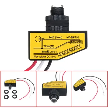 1PC DC 12V 24V 36V 48V Dusk To Dawn Remote Photocell Automatic Auto ON/OFF Street Light Control Sensor Switch
1PC DC 12V 24V 36V 48V Dusk To Dawn Remote Photocell Automatic Auto ON/OFF Street Light Control Sensor Switch