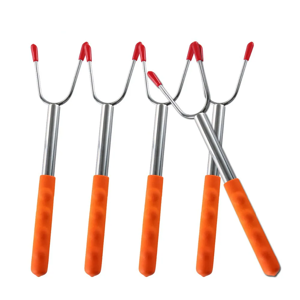 Marshmallow Roasting Sticks Telescopic Smores Skewers Hot Dog Extending Stainless Steel Fork Extra Long 59" for Fire
Marshmallow Roasting Sticks Telescopic Smores Skewers Hot Dog Extending Stainless Steel Fork Extra Long 59" for Fire