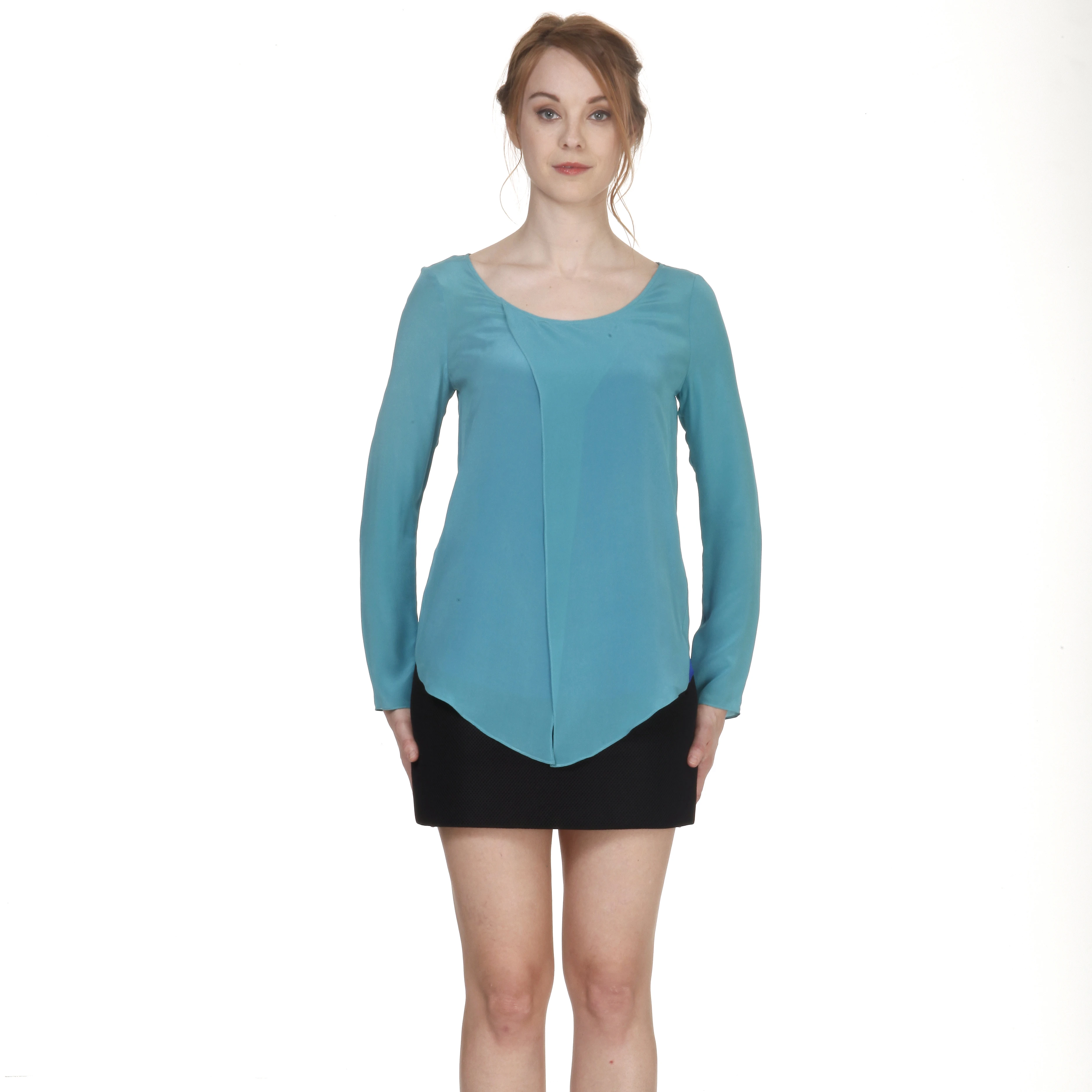 CROSS PANEL LONG SLEEVE�