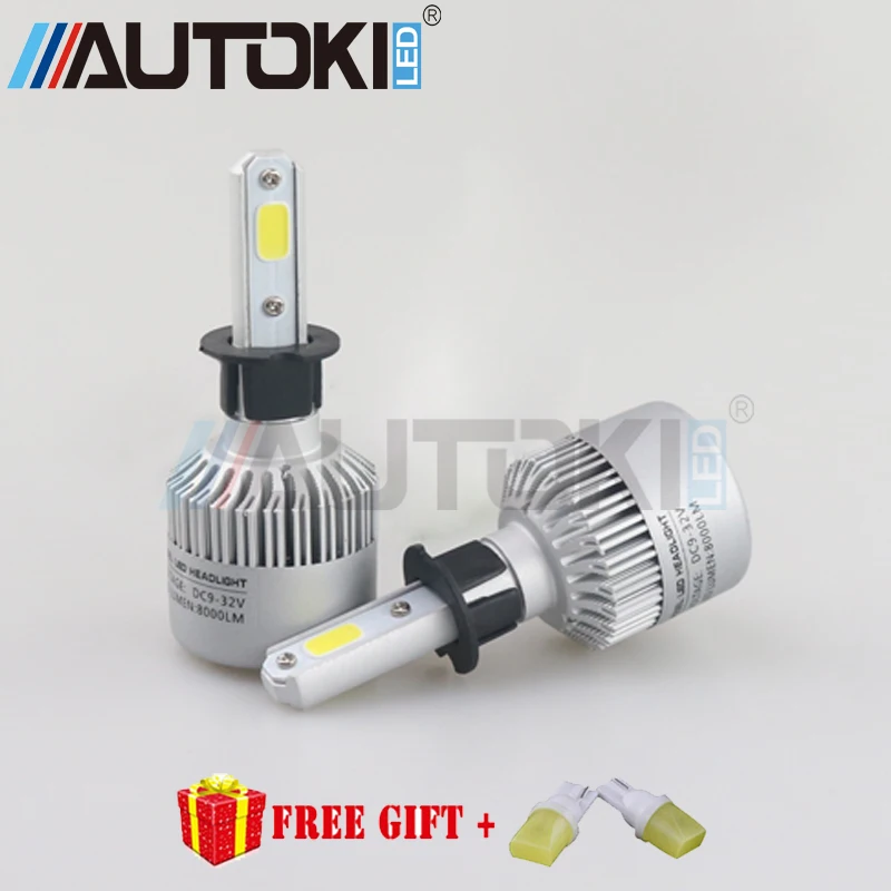 Autoki H1 H4 H7 H11 H3 COB LED Car Headlight Bulb 72W 8000LM 6500K Auto Led Headlamp Fog Light for Toyota/Ford/VW /Hyundai/Kia
Autoki H1 H4 H7 H11 H3 COB LED Car Headlight Bulb 72W 8000LM 6500K Auto Led Headlamp Fog Light for Toyota/Ford/VW /Hyundai/Kia