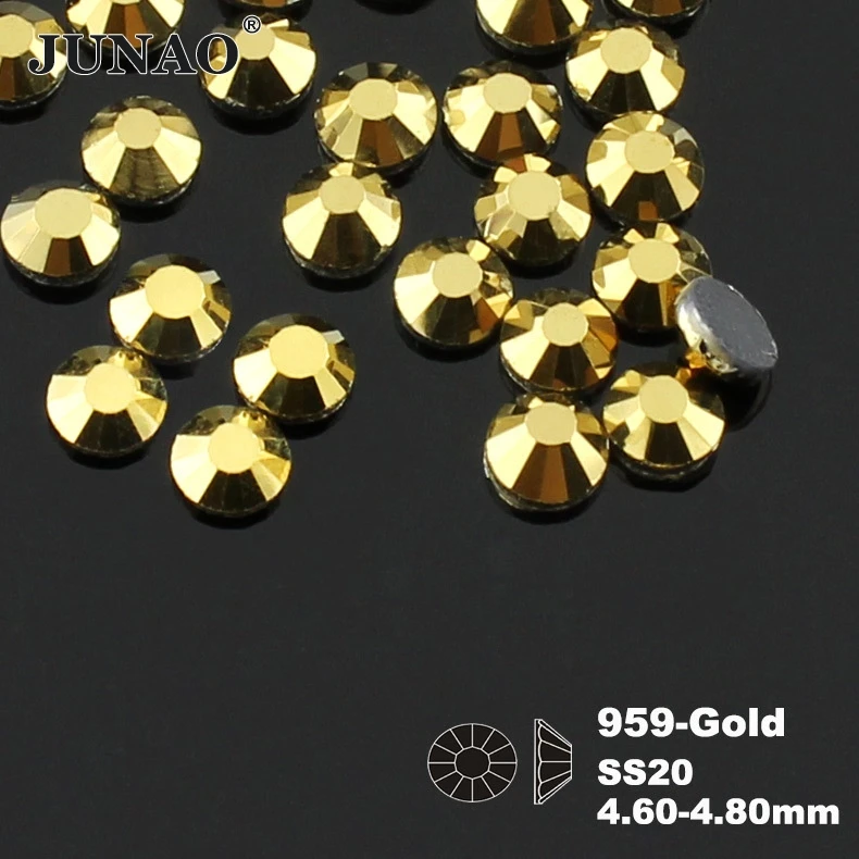 JUNAO ss20 Hotfix Golden DMC Rhinestones Iron On Hot Fix Crystals Strass Flatback Glass Crystal Stone For Clothes Crafts 1440pcs
JUNAO ss20 Hotfix Golden DMC Rhinestones Iron On Hot Fix Crystals Strass Flatback Glass Crystal Stone For Clothes Crafts 1440pcs