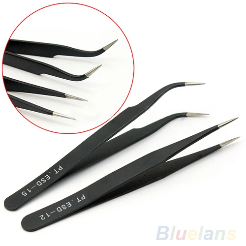 2pcs/set Nail Art Acrylic Gel Picking Tool Rhinestones Gem Decor Black Eyelash Straight Curved Tweezers Tools 01KF
2pcs/set Nail Art Acrylic Gel Picking Tool Rhinestones Gem Decor Black Eyelash Straight Curved Tweezers Tools 01KF