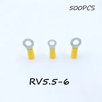 Ring Insulated Connector Terminal Block 500PCS RV5.5-6 Yellow Cable Wire Electrical Crimp Terminator A.W.G 12-10 Cap
Ring Insulated Connector Terminal Block 500PCS RV5.5-6 Yellow Cable Wire Electrical Crimp Terminator A.W.G 12-10 Cap