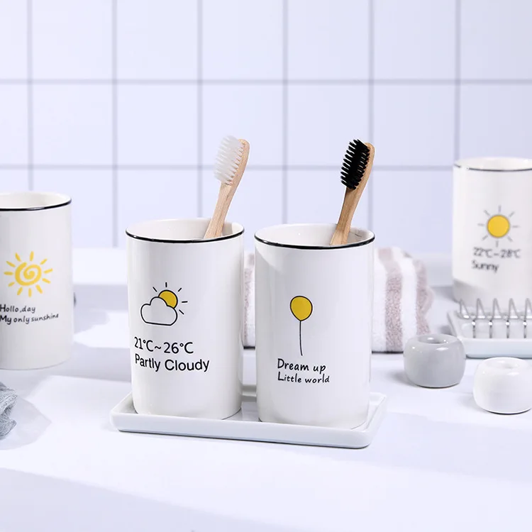 Creative Thick Circular Water Cups Toothbrush Holder Ceramic Cup Rinsing Cup Wash Tooth Mug Bathroom Sets
Creative Thick Circular Water Cups Toothbrush Holder Ceramic Cup Rinsing Cup Wash Tooth Mug Bathroom Sets
