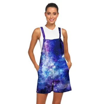 Jessingshow Women Playsuit Sexy Sleeveless Short Pockets Bodysuits 3D Starry Sky Printing Romper Macacao Feminino Overalls 2019
Jessingshow Women Playsuit Sexy Sleeveless Short Pockets Bodysuits 3D Starry Sky Printing Romper Macacao Feminino Overalls 2019