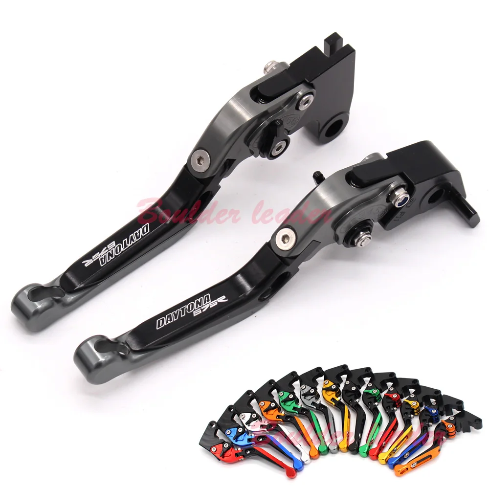 Logo(DAYTONA 675R) 13 Colors CNC Motorcycle Adjustable Folding Extendable Brake Clutch Levers For Triumph DAYTONA 675 R 11-16
Logo(DAYTONA 675R) 13 Colors CNC Motorcycle Adjustable Folding Extendable Brake Clutch Levers For Triumph DAYTONA 675 R 11-16