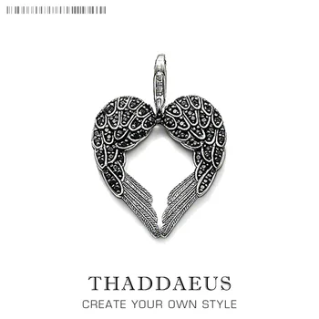Pendant Wings Heart,2019 Winter Brand New Fashion Jewelry Europe Style Bijoux Trendy 925 Sterling Silver Gift For Woman Men
Pendant Wings Heart,2019 Winter Brand New Fashion Jewelry Europe Style Bijoux Trendy 925 Sterling Silver Gift For Woman Men