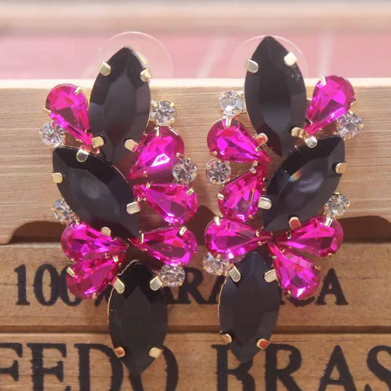 popular Lady Valentine's Day Gifts earrings Zerong Colorful rhinestone champagne/red/fuchsia glass stone 1pcs delicate fashion
popular Lady Valentine's Day Gifts earrings Zerong Colorful rhinestone champagne/red/fuchsia glass stone 1pcs delicate fashion