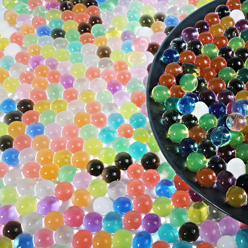 500 шт. цветные жемчужные гелевые шарики полимерный гидрогель кристальная грязь