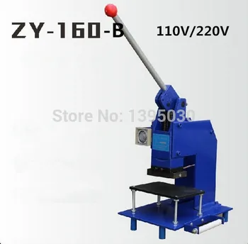 

ZY-160-B Manual Hot Foil Stamping Machine Manual Stamper Leather Embossing Machine Printing Area 100*150MM