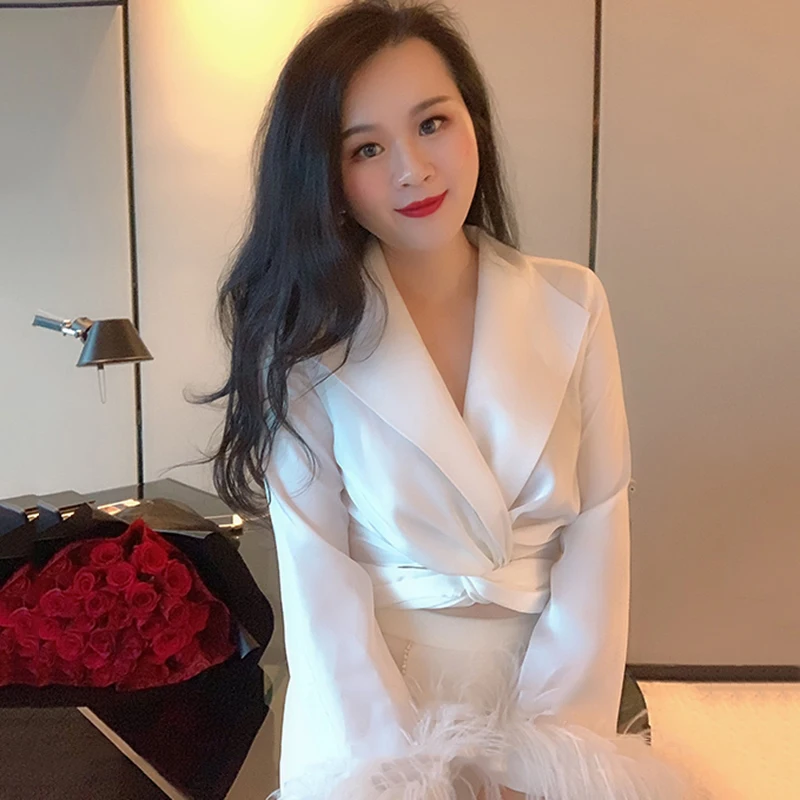 - HTB1GB82aIfrK1RkSmLyq6xGApXac - TWOTWINSTYLE Cetim Camisa Blusa Feminina V Patchwork Pescoço Penas Cintura Cruz Curto Encabeça Mulheres de Manga Comprida 2019 Primavera OL Moda - photo - HTB1GB82aIfrK1RkSmLyq6xGApXac - TWOTWINSTYLE Cetim Camisa Blusa Feminina V Patchwork Pescoço Penas Cintura Cruz Curto Encabeça Mulheres de Manga Comprida 2019 Primavera OL Moda