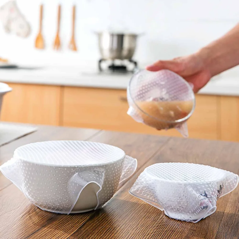 OTERHOUSE Silicone Stretch Lids For Dishes Food Wrap Covers Bowl Pot Lid Vacuum Fresh-keeping Lids Kitchen Sealer Caps Reusable
OTERHOUSE Silicone Stretch Lids For Dishes Food Wrap Covers Bowl Pot Lid Vacuum Fresh-keeping Lids Kitchen Sealer Caps Reusable