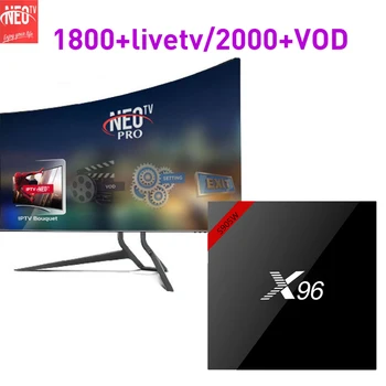 IPTV Europe Smart TV box X96W S905X one year NEOTV PRO code Free for Arabic Dutch Africa Italia Germany Channels X96 W
IPTV Europe Smart TV box X96W S905X one year NEOTV PRO code Free for Arabic Dutch Africa Italia Germany Channels X96 W