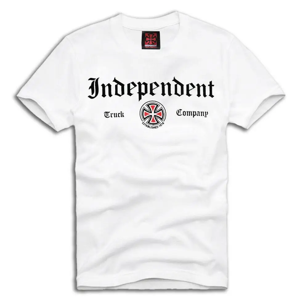 Independent Truck Company Gothic Goth Skater Skate wear T-Shirt Free Shipping Mens New Fashion Fashion Summer Cotton T Shirts
Independent Truck Company Gothic Goth Skater Skate wear T-Shirt Free Shipping Mens New Fashion Fashion Summer Cotton T Shirts
