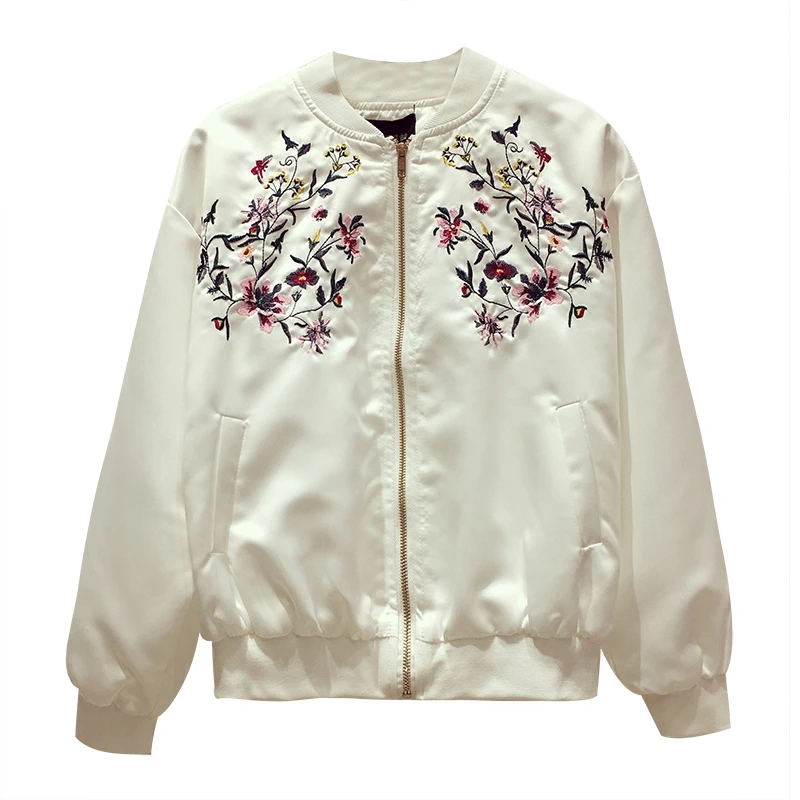 New Bomber Jacket Embroidery Women Ladies Coats Spring Autumn Women Jacket 8WT077
New Bomber Jacket Embroidery Women Ladies Coats Spring Autumn Women Jacket 8WT077
