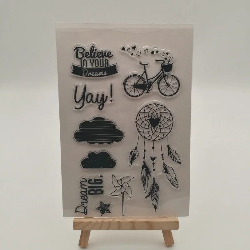 Прозрачный силиконовый трафарет Believe in your dream для скрапбукинга «сделай сам», декоративные листы для фотоальбома
Прозрачный силиконовый трафарет Believe in your dream для скрапбукинга «сделай сам», декоративные листы для фотоальбома