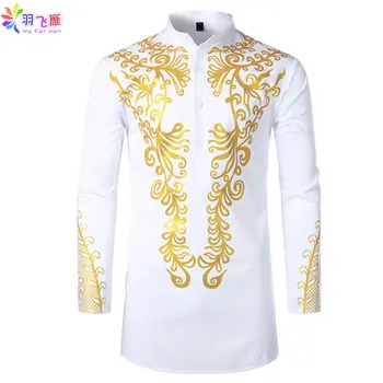 Yufeiyan 2019 Casual Africa Style Mens Long Sleeve Shirt White Dress Shirt Hot Stamping Printed Floral Long Sleeve Men's Shirt
Yufeiyan 2019 Casual Africa Style Mens Long Sleeve Shirt White Dress Shirt Hot Stamping Printed Floral Long Sleeve Men's Shirt