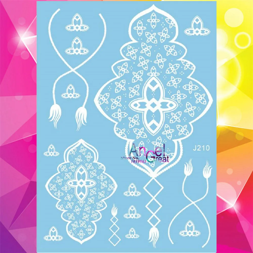 1PC Indian Totem Spray Henna Temporary Tattoo Aribrush Wedding Tattoo Stickers AJ210 White Henna Fake Removable Tattoo Back Legs
1PC Indian Totem Spray Henna Temporary Tattoo Aribrush Wedding Tattoo Stickers AJ210 White Henna Fake Removable Tattoo Back Legs