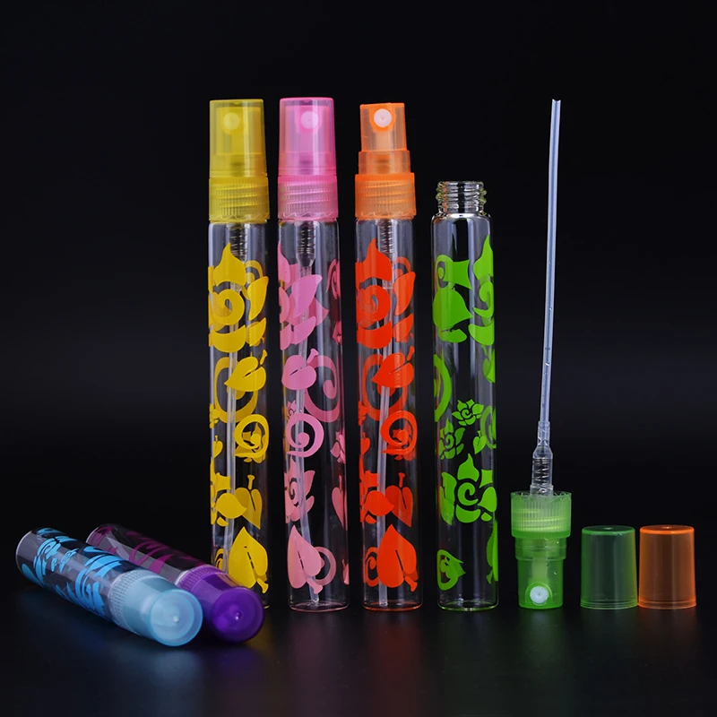 MUB - 6Pcs/lot Rose Printed 10ml Glass Perfume Spray Bottles Atomizer Empty Refillable Portable Mini Parfum Bottle
MUB - 6Pcs/lot Rose Printed 10ml Glass Perfume Spray Bottles Atomizer Empty Refillable Portable Mini Parfum Bottle