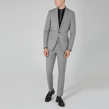 Top Design Grey Smart Casual Business Suit Groom Tuxedos Wedding Suits Prom Party Suits Slim Fit for Men 2Pcs 2018 Fashion Suit
Top Design Grey Smart Casual Business Suit Groom Tuxedos Wedding Suits Prom Party Suits Slim Fit for Men 2Pcs 2018 Fashion Suit