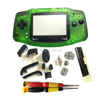 New Arrival DIY Black Buttons Transprent Green Color Hosing Game Case Fit For GameBoyAdvance Repair Boy Console GBO DMG Kid Gift
New Arrival DIY Black Buttons Transprent Green Color Hosing Game Case Fit For GameBoyAdvance Repair Boy Console GBO DMG Kid Gift
