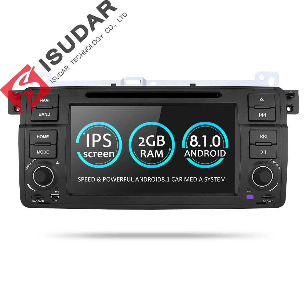 Isudar Car Multimedia player Android 8.1.0 GPS 1 Din DVD Automotivo For BMW/E46/M3/MG/ZT/Rover 75 Wifi Radio FM 4 Cores 16GB DSP
Isudar Car Multimedia player Android 8.1.0 GPS 1 Din DVD Automotivo For BMW/E46/M3/MG/ZT/Rover 75 Wifi Radio FM 4 Cores 16GB DSP
