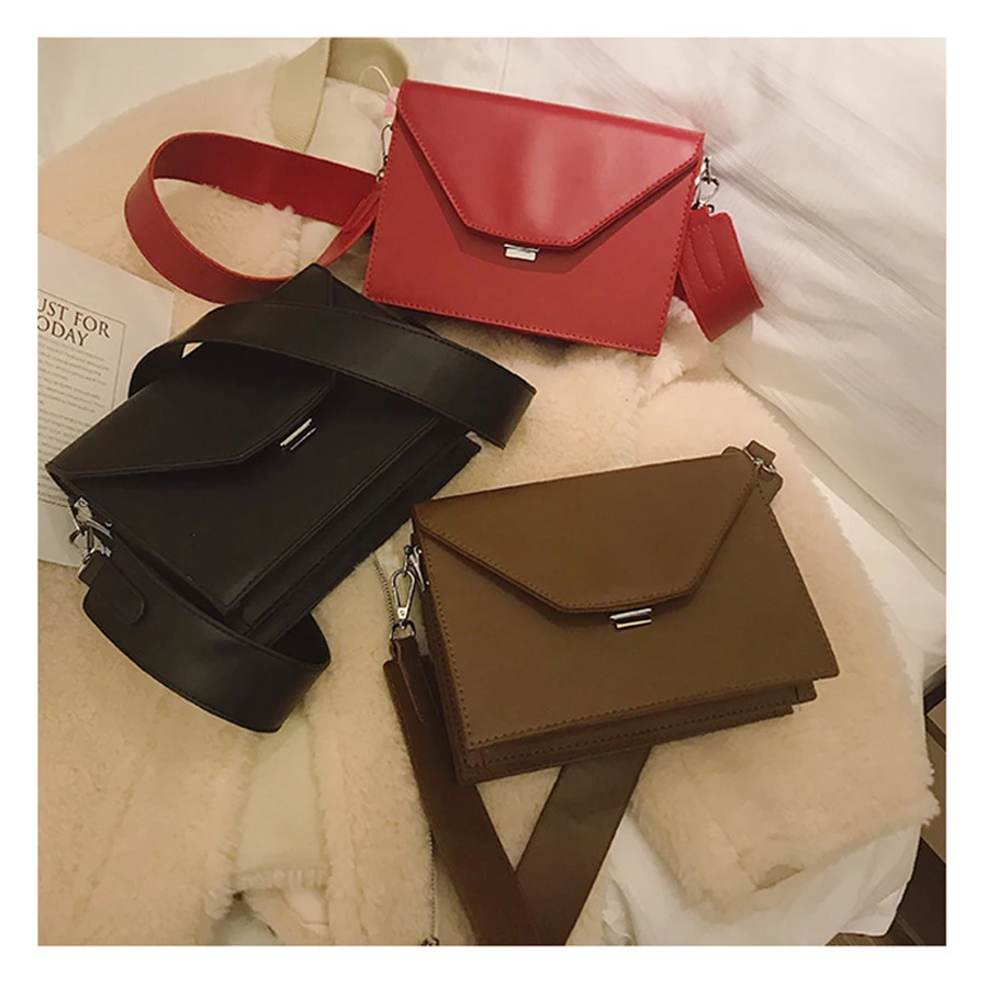 Casual Women Handbag Pu Leather Shoulder Crossbody Bags For Women Bags Width Belt Messenger Bag Small Purse Flap Girls Ulzzang
Casual Women Handbag Pu Leather Shoulder Crossbody Bags For Women Bags Width Belt Messenger Bag Small Purse Flap Girls Ulzzang