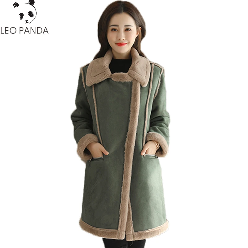 2018 Winter High Quality Plus Size Jacket Coat Medium Long Lamb Wool Suede Fabric Overcoat Thick Warm New Fashion Parka LCY967
2018 Winter High Quality Plus Size Jacket Coat Medium Long Lamb Wool Suede Fabric Overcoat Thick Warm New Fashion Parka LCY967