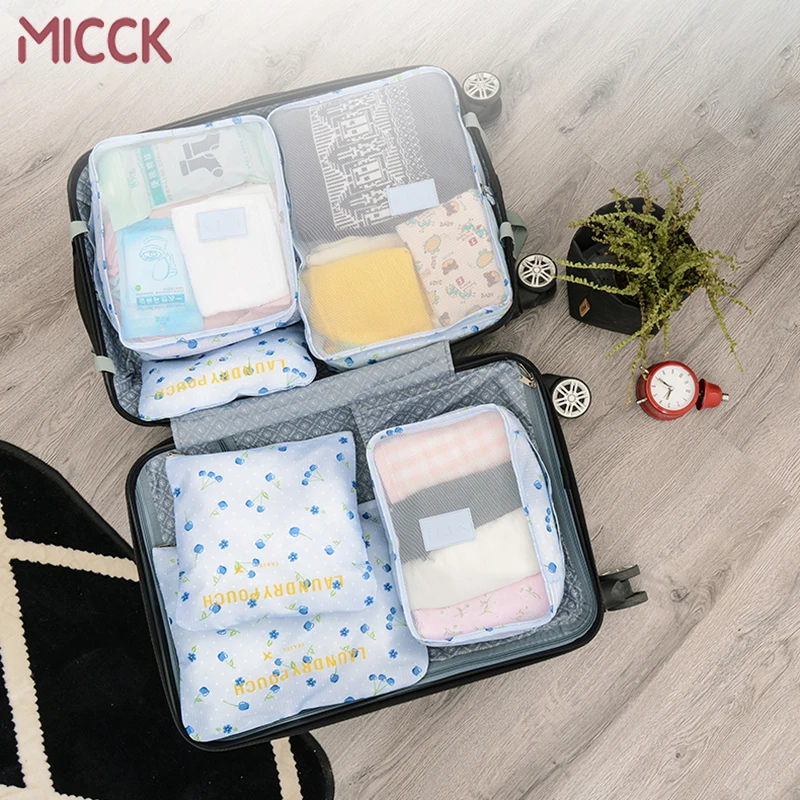 MICCK 6pcs Travel Storage Bag Clothes Tidy Pouch Luggage Organizer Portable Container Waterproof Storage Case Travel Organizer
MICCK 6pcs Travel Storage Bag Clothes Tidy Pouch Luggage Organizer Portable Container Waterproof Storage Case Travel Organizer