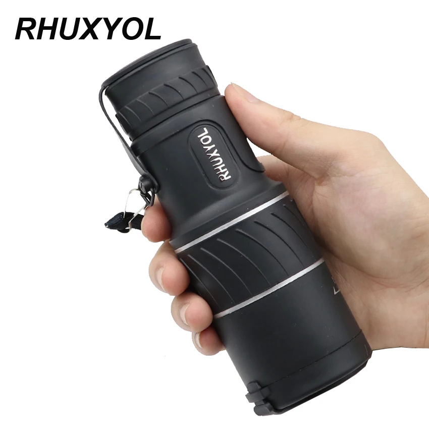 

Rhuxyol Dual Focus 30x52 Zoom HD Monocular Telescope Hunting Concert Spotting Scope Green Film Optic Lens day vision Telescopes