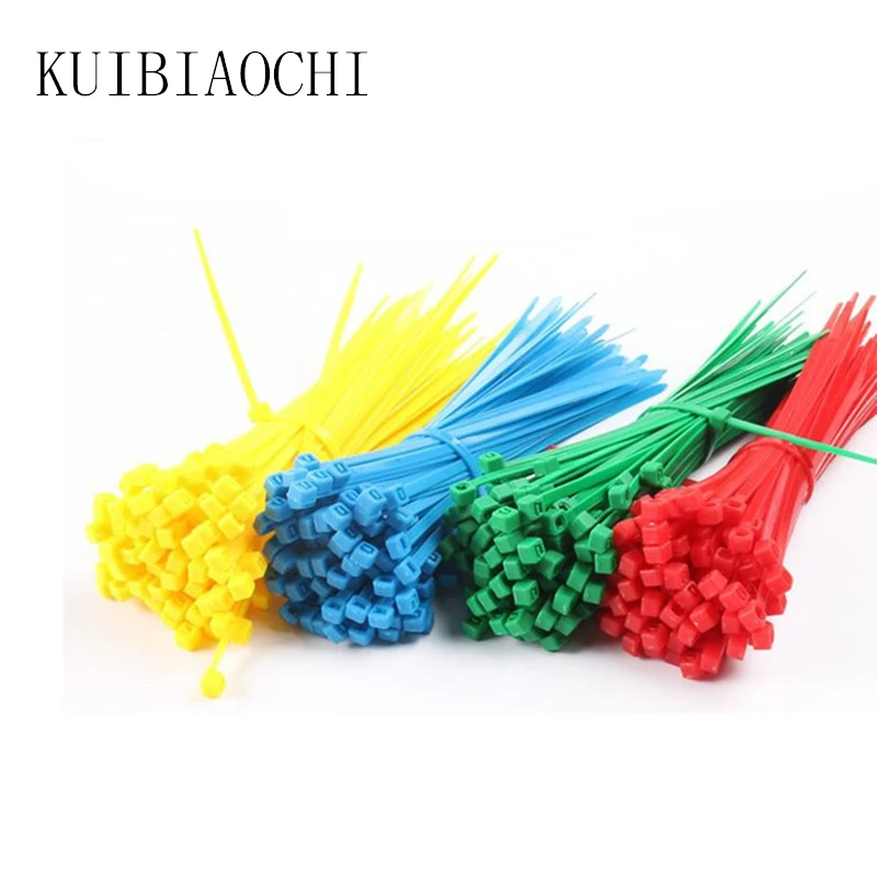 4*200MM Standard Cable Tie Plastic Nylon Cable Ties with Self-locking Colorful Width 2.7mm screed 100pcs/lot
4*200MM Standard Cable Tie Plastic Nylon Cable Ties with Self-locking Colorful Width 2.7mm screed 100pcs/lot