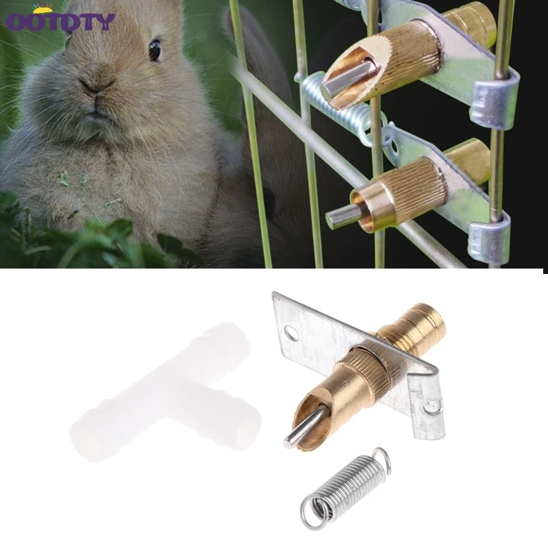 Nipple Waterer Drinker Rabbitt Guinea Pig Ferret Rat Mouse Water Feeder Watering System Automatic
Nipple Waterer Drinker Rabbitt Guinea Pig Ferret Rat Mouse Water Feeder Watering System Automatic
