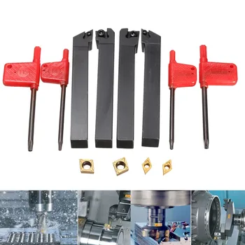 New 4pcs 12mm Lathe Turning Tool Holder Boring Bar + CCMT09T3 DCMT0702 Inserts + 4pcs Wrench For Lathe Turning Tool
New 4pcs 12mm Lathe Turning Tool Holder Boring Bar + CCMT09T3 DCMT0702 Inserts + 4pcs Wrench For Lathe Turning Tool