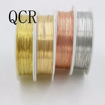 1 Roll Alloy Cord Silver Gold Plated Craft Beads Rope Copper Wires Beading Wire Jewelry Making(0.25/0.3/0.4/0.5/0.6/0.7/0.8/1mm)
1 Roll Alloy Cord Silver Gold Plated Craft Beads Rope Copper Wires Beading Wire Jewelry Making(0.25/0.3/0.4/0.5/0.6/0.7/0.8/1mm)