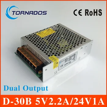 dual Output Switching power supply transformer 35W 5V 2.2A 24V 1A ac to dc power supply ac dc converter D-30B
dual Output Switching power supply transformer 35W 5V 2.2A 24V 1A ac to dc power supply ac dc converter D-30B