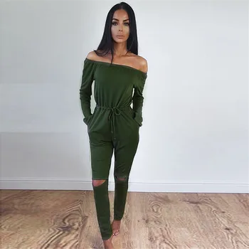 LOSSKY Jumpsuits For Women Sexy Summer High Street Style